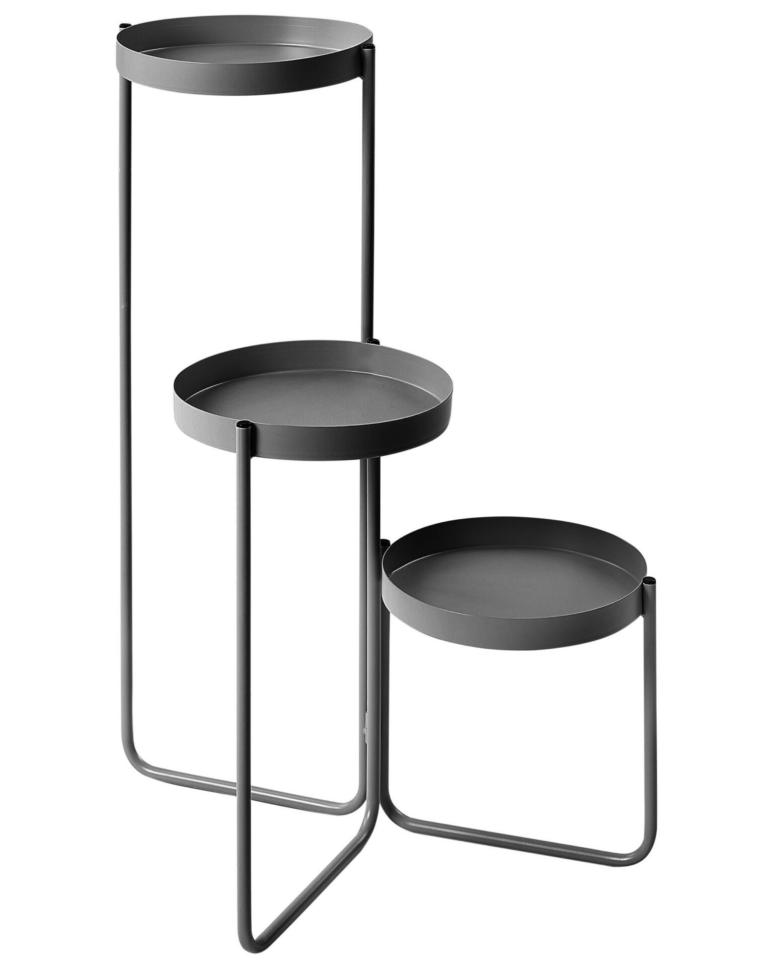 Kwietnik FRAGARIA Metal 42 cm Czarny