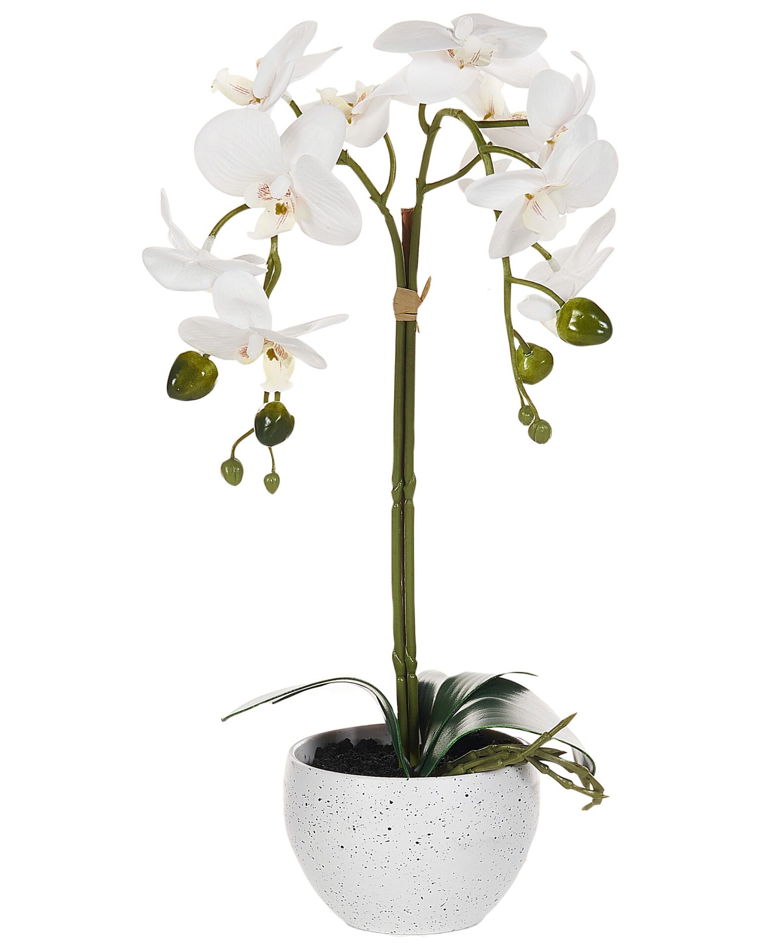 Sztuczna roślina ORCHID 42 cm Biały