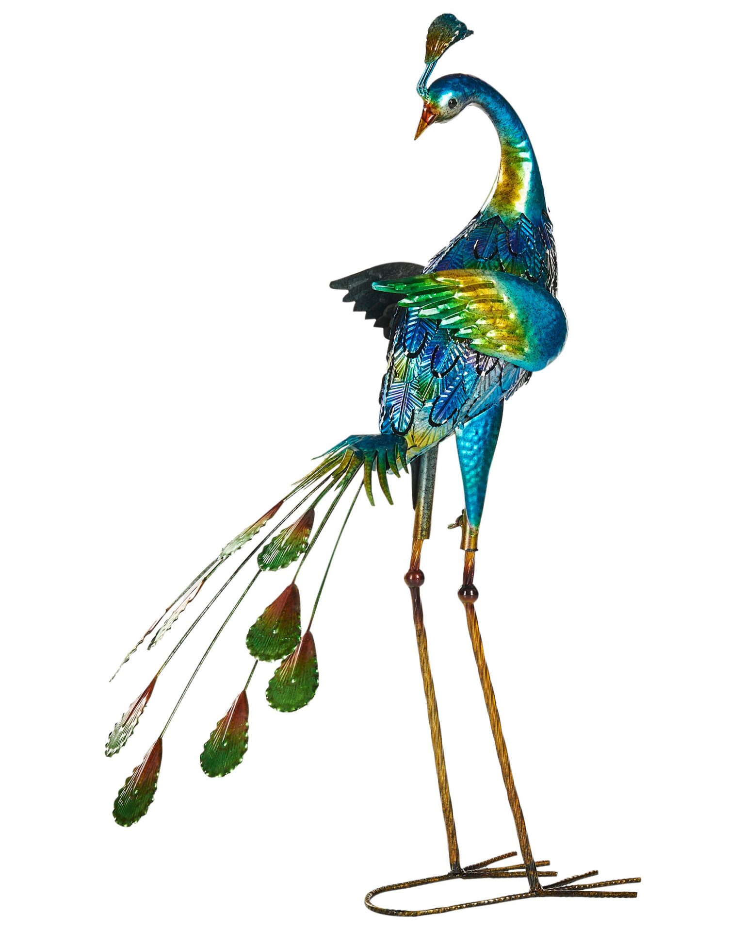 Rzeźba ogrodowa PEACOCK Niebieski