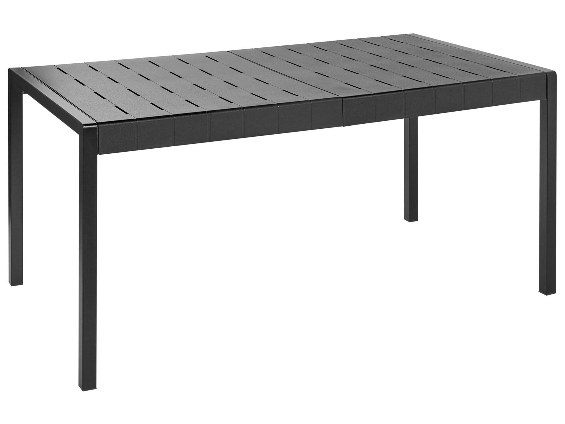 Stół ogrodowy BARTICA 154 cm 84 cm Czarny