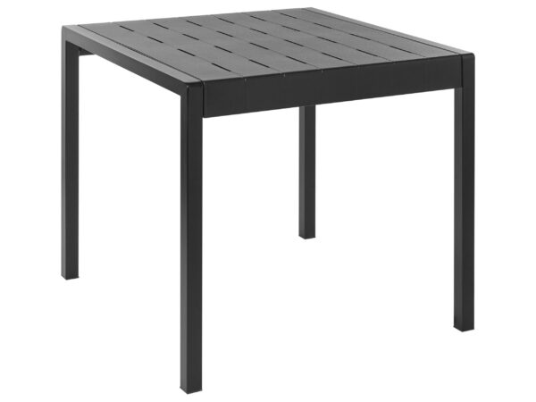 Stół ogrodowy BARTICA 81 cm 84 cm Czarny