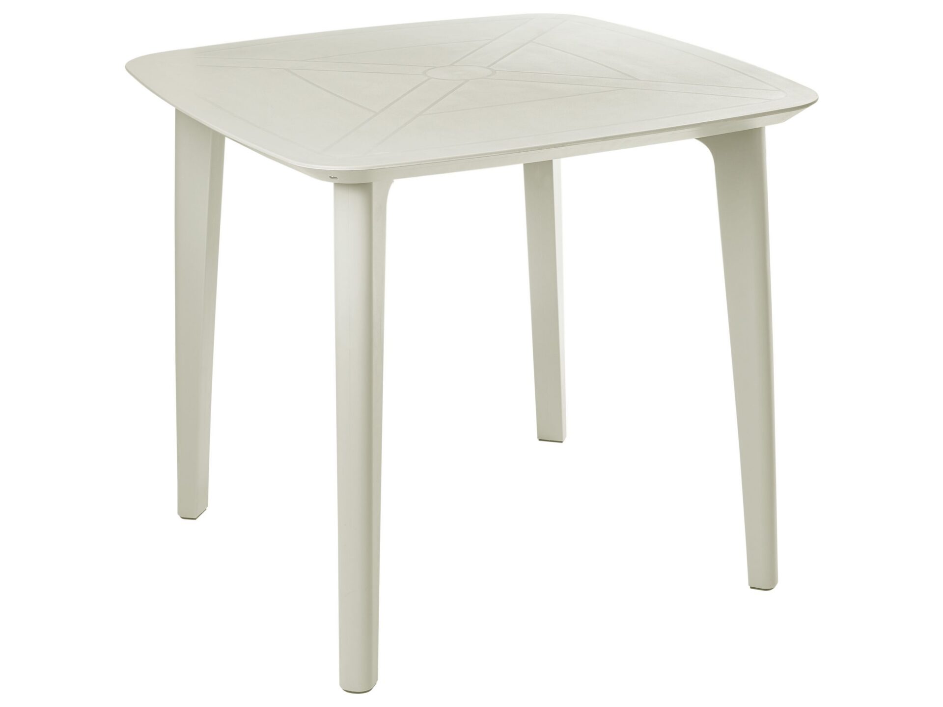 Stół ogrodowy SORICO 86 cm 86 cm Jasnobeżowy