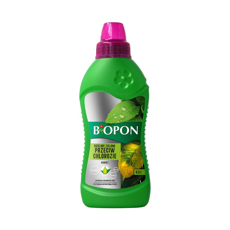 NAWÓZ - DO ROŚLIN ZIELONYCH PRZECIW CHLOROZIE 0.5L
