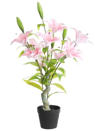 Sztuczna roślina LILIARIUM 85 cm Różowy