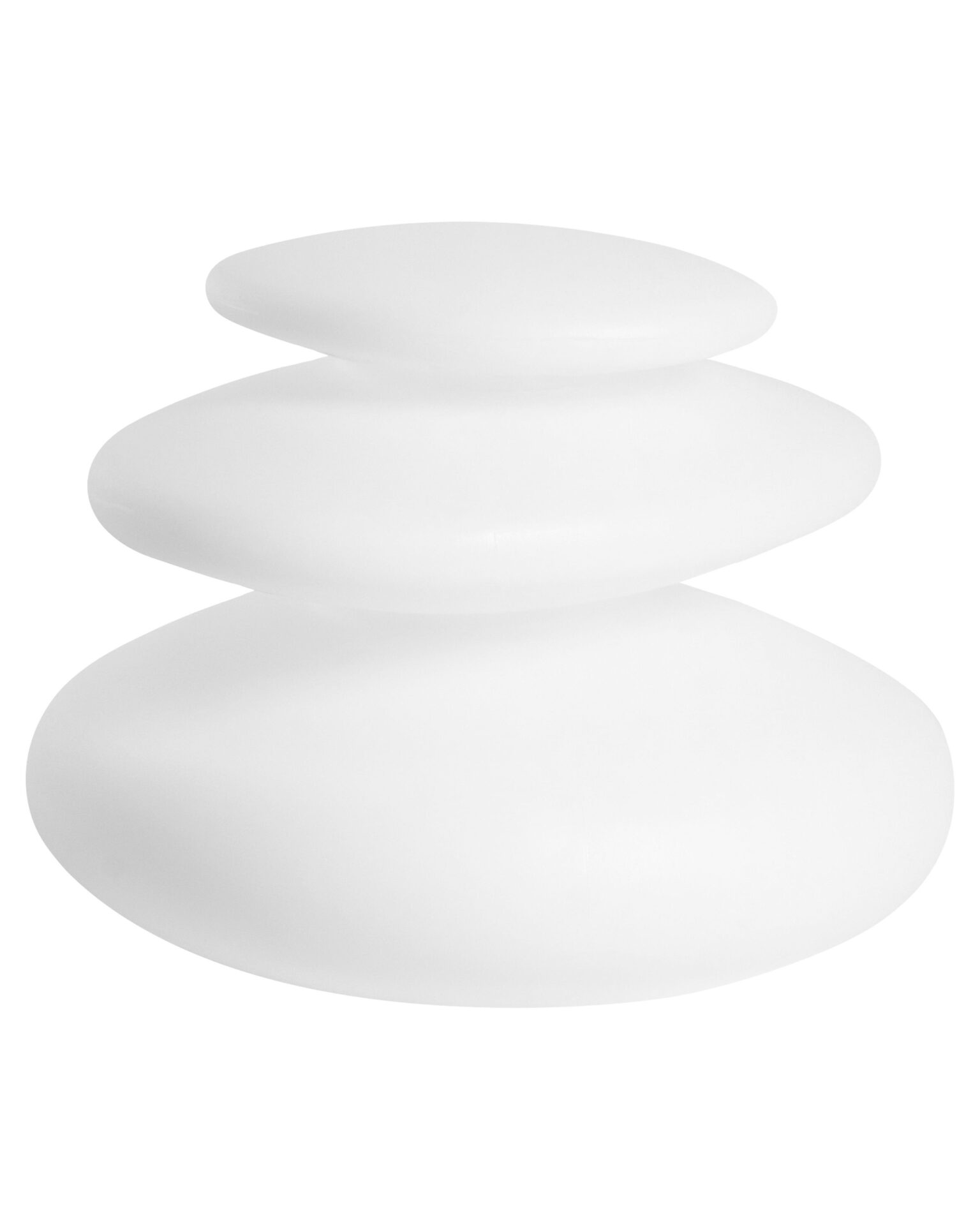 Lampa ogrodowa stołowa LED GLENNS Z pilotem Biały