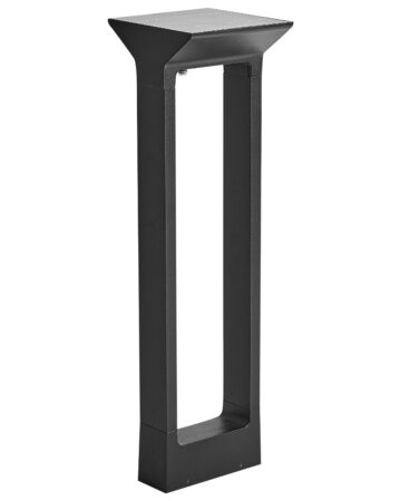 Lampa ogrodowa słupek solarna LED MALDEN Z czujnikiem ruchu Czarny